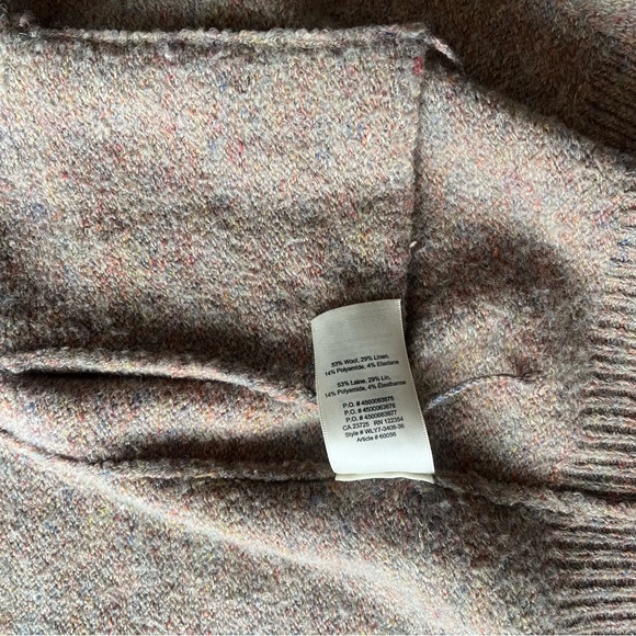 ARITZIA | Wilfred Free Aronson Wool Blend Open Cardigan in Speckled Rose Pink S - Picture 12 of 16